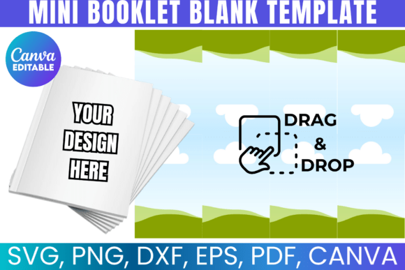 Booklet Template, DIY Booklet for Kids — Canva Graphics