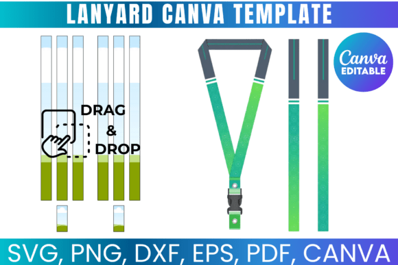 Lanyard Template for Sublimation