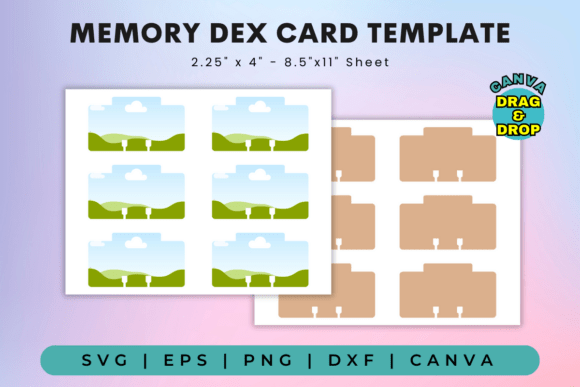 Memory Dex Card Template