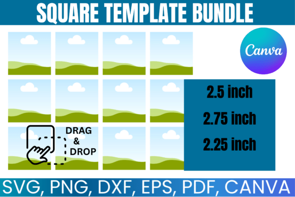 Square Template Bundle SVG Review